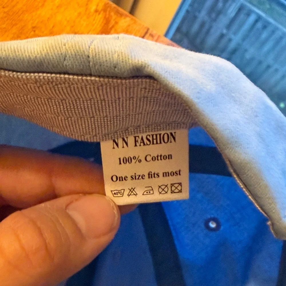 Berlin Embroidered Blue Cap - Picture 2 of 3